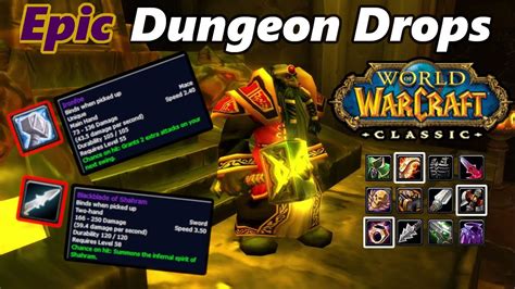 wow classic world drop epic|dungeon drops wow classic.